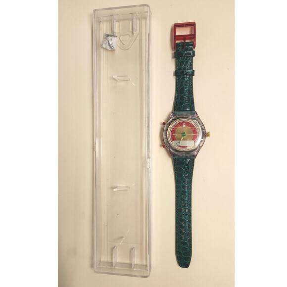 Swatch watch pager Beep Up with case UNTESTED - Picture 1 of 7